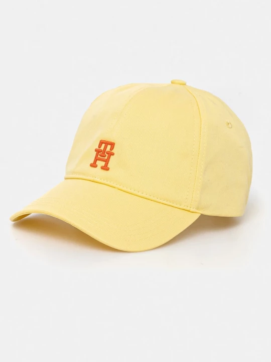 Obrázek produktu Tommy Hilfiger Bavlněná baseballová čepice Tommy Hilfiger žlutá