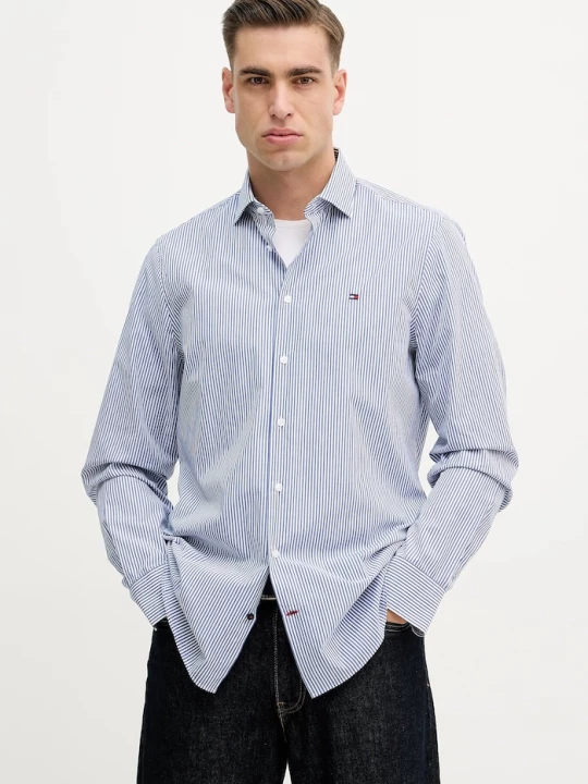 Obrázek produktu Tommy Hilfiger Bavlněná košile Tommy Hilfiger modrá