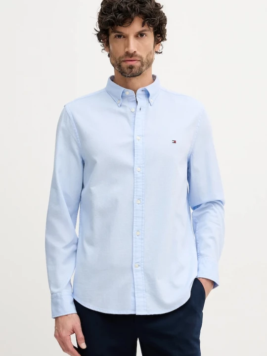 Obrázek produktu Tommy Hilfiger Bavlněná košile Tommy Hilfiger modrá