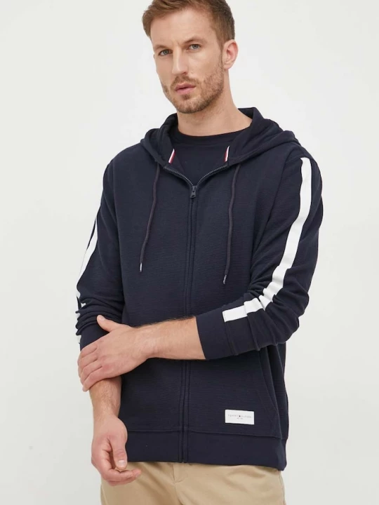 Obrázek produktu Tommy Hilfiger Bavlněná mikina Tommy Hilfiger námořnická modř