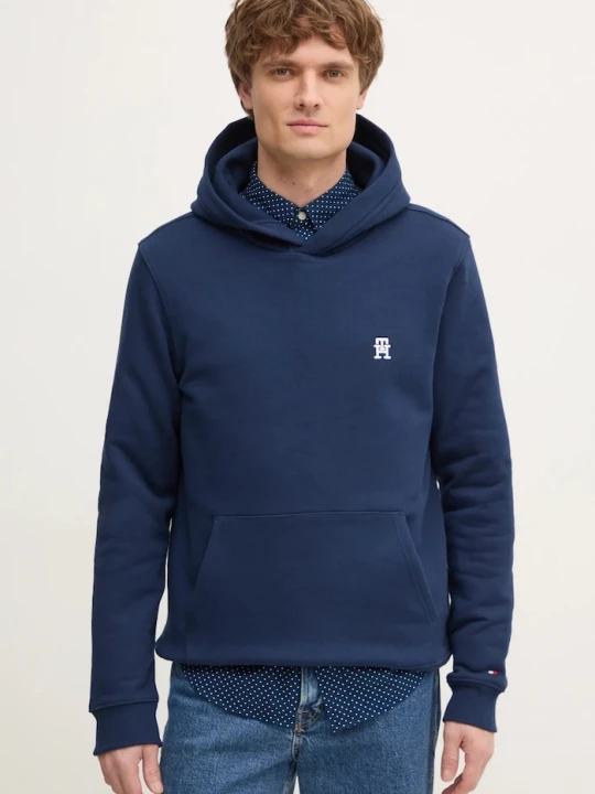 Obrázek produktu Tommy Hilfiger Bavlněná mikina Tommy Hilfiger námořnická modř
