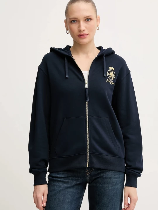 Obrázek produktu Tommy Hilfiger Bavlněná mikina Tommy Hilfiger námořnická modř