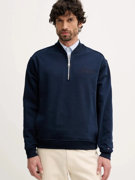 Obrázek produktu Tommy Hilfiger Bavlněná mikina námořnická modř
