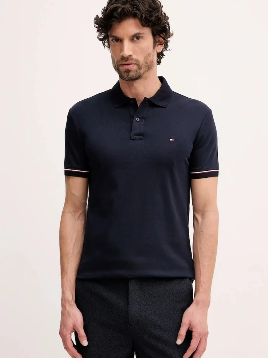 Obrázek produktu Tommy Hilfiger Bavlněné polo tričko Tommy Hilfiger námořnická modř