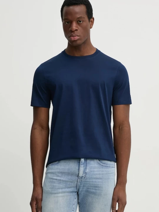 Obrázek produktu Tommy Hilfiger Bavlněné tričko námořnická modř