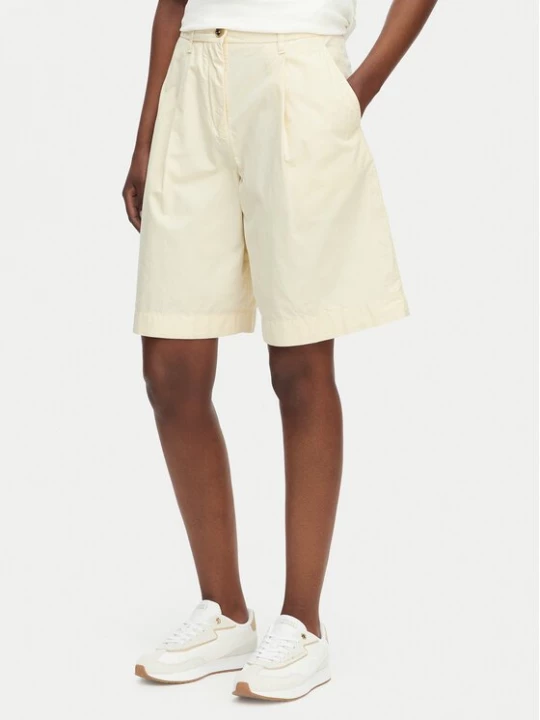Obrázek produktu Tommy Hilfiger Bermudy WW0WW49595 Světle béžová Relaxed Fit Krémová
