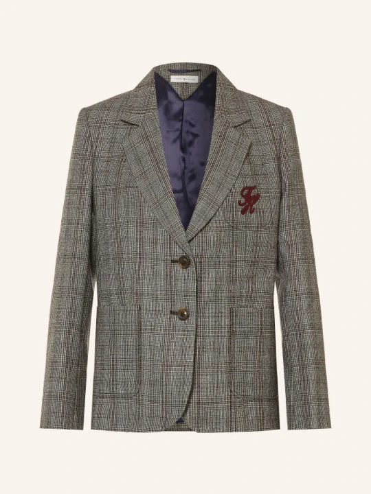 Obrázek produktu Tommy Hilfiger Blejzr tmavě šedá / světle šedá / tmavě červená