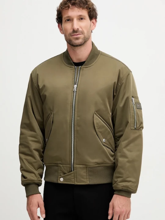 Obrázek produktu Tommy Hilfiger Bomber bunda Tommy Hilfiger zelená