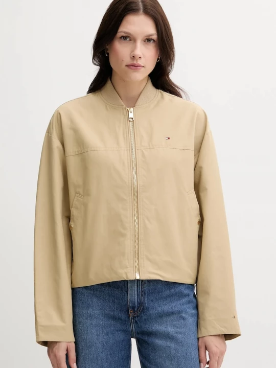 Obrázek produktu Tommy Hilfiger Bomber bunda Tommy Hilfiger zelená