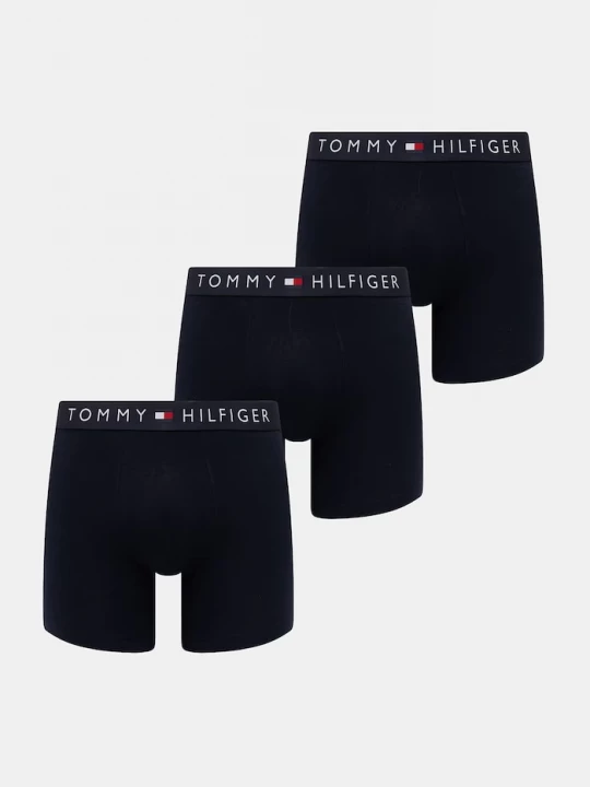 Obrázek produktu Tommy Hilfiger boxerky pánské bavlněné elastanem 3-pack námořnická modř