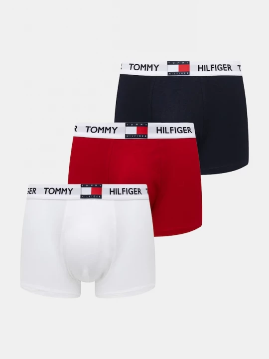 Obrázek produktu Tommy Hilfiger boxerky pánské bavlněné elastanem 3-pack červená