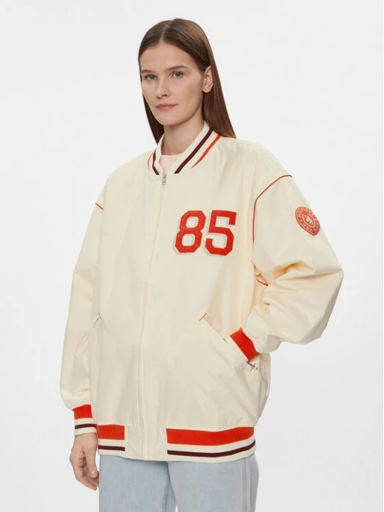 Obrázek produktu Tommy Hilfiger Bunda bomber Baseball WW0WW40477 Béžová Oversize