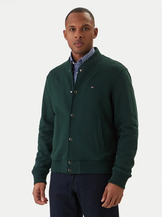 Obrázek produktu Tommy Hilfiger Bunda bomber Essential MW0MW42470 Zelená Regular Fit