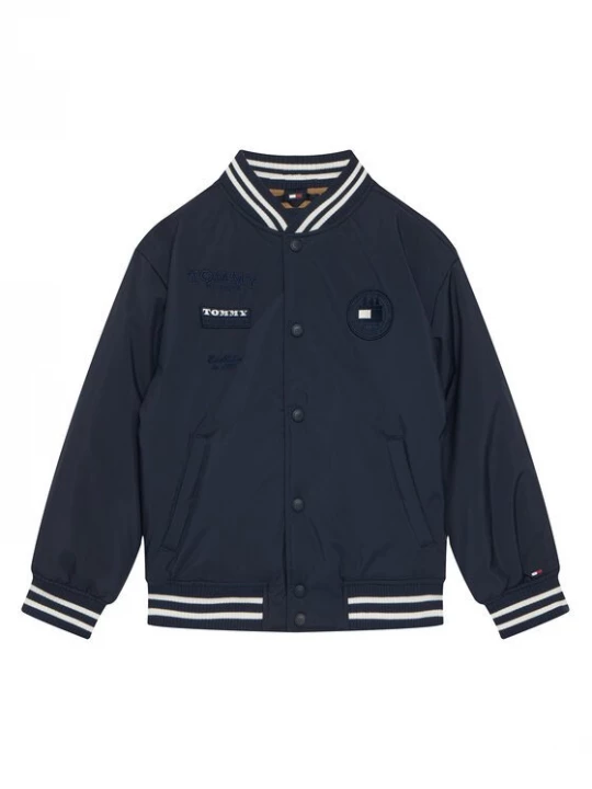 Obrázek produktu Tommy Hilfiger Bunda bomber Graphic KB0KB10079 Tmavomodrá Regular Fit