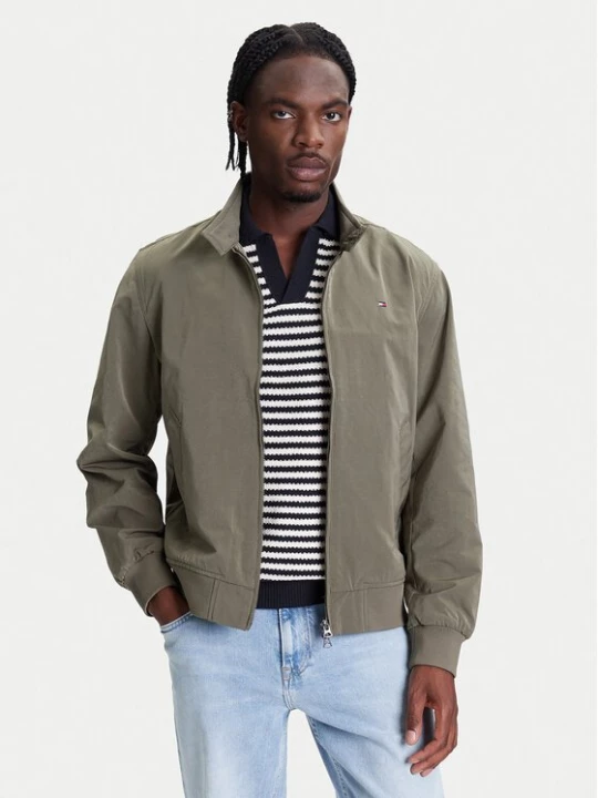 Obrázek produktu Tommy Hilfiger Bunda bomber Harrington MW0MW39637 Zelená Regular Fit