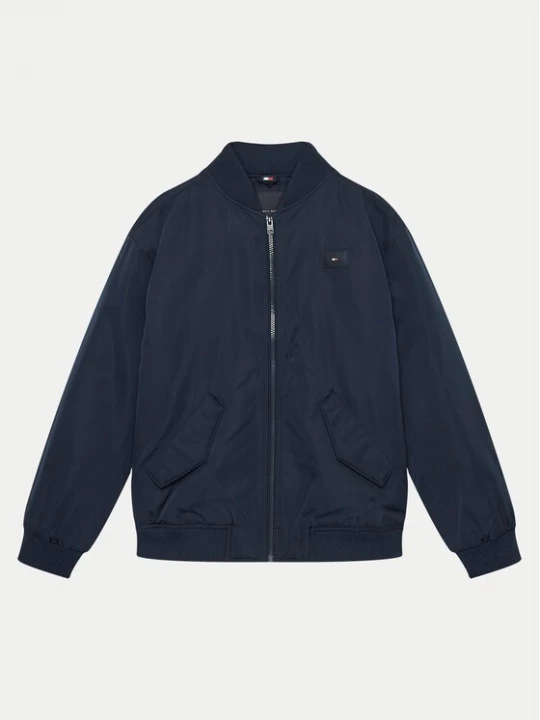 Obrázek produktu Tommy Hilfiger Bunda bomber KB0KB09091 Tmavomodrá Relaxed Fit