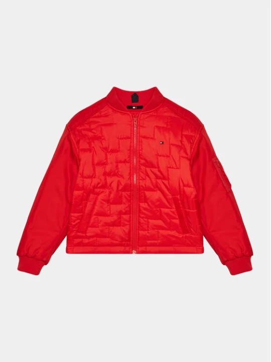Obrázek produktu Tommy Hilfiger Bunda bomber KG0KG07795 D Červená Boxy Fit