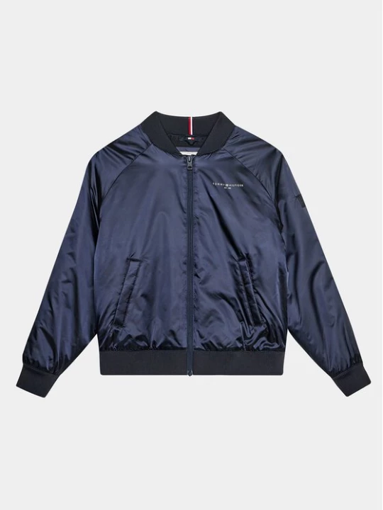 Obrázek produktu Tommy Hilfiger Bunda bomber KG0KG07829 D Tmavomodrá Oversize