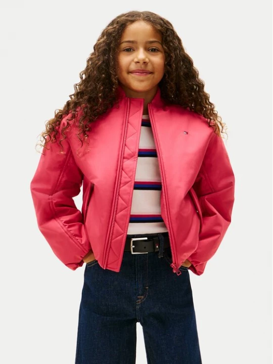 Obrázek produktu Tommy Hilfiger Bunda bomber KG0KG08927 Růžová Regular Fit