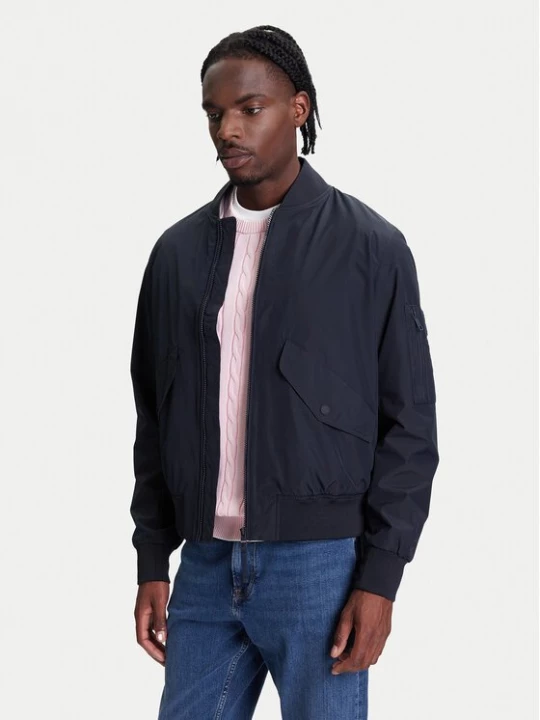 Obrázek produktu Tommy Hilfiger Bunda bomber MW0MW39629 Tmavomodrá Regular Fit