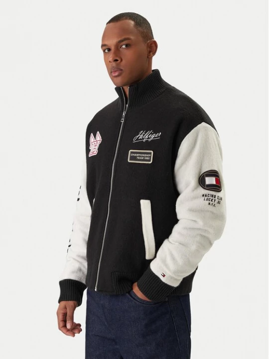 Obrázek produktu Tommy Hilfiger Bunda bomber MW0MW42581 Černá Regular Fit