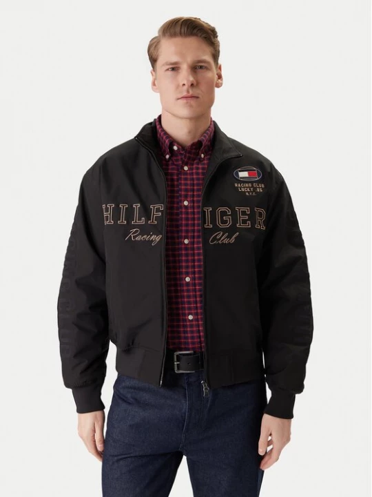 Obrázek produktu Tommy Hilfiger Bunda bomber Racing MW0MW42565 Černá Regular Fit