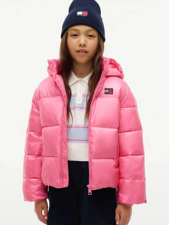 Obrázek produktu Tommy Hilfiger bunda dětská růžová