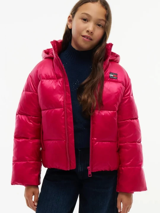 Obrázek produktu Tommy Hilfiger bunda dětská růžová