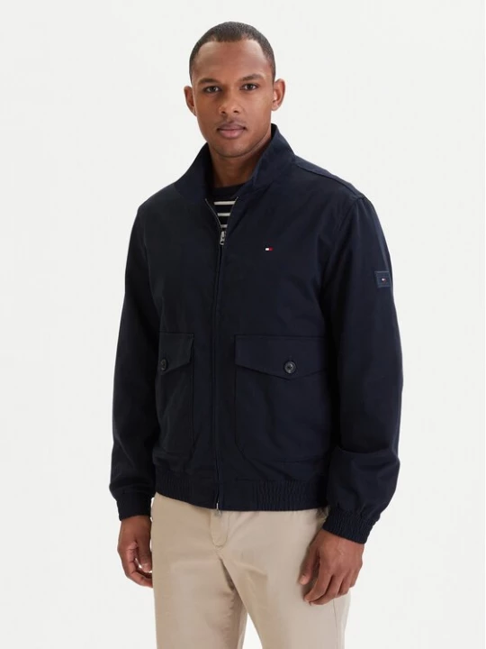 Obrázek produktu Tommy Hilfiger Bunda pro přechodné období Harrington MW0MW42507 Modrá Regular Fit
