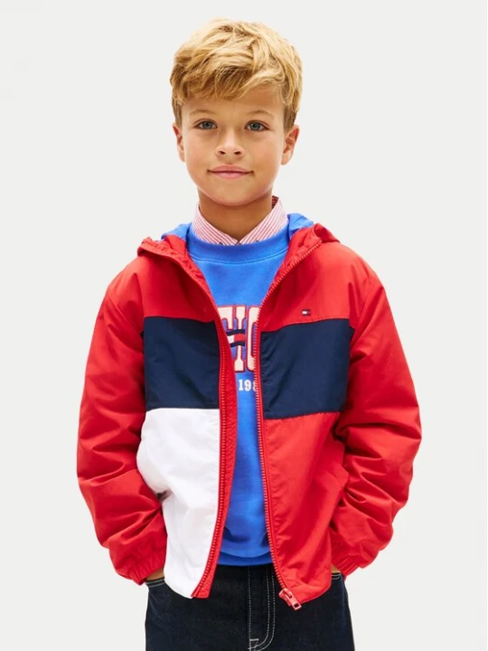Obrázek produktu Tommy Hilfiger Bunda pro přechodné období KB0KB10389 Červená Regular Fit