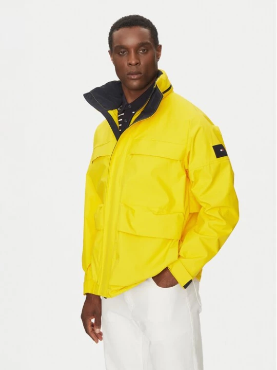 Obrázek produktu Tommy Hilfiger Bunda pro přechodné období Regatta Mid Length Jacket MW0MW39200 Žlutá Loose Fit