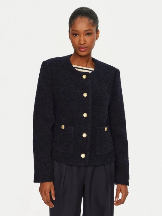 Obrázek produktu Tommy Hilfiger Bunda pro přechodné období WW0WW44340 Tmavomodrá Regular Fit