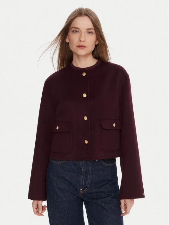 Obrázek produktu Tommy Hilfiger Bunda pro přechodné období WW0WW47446 Bordó Regular Fit