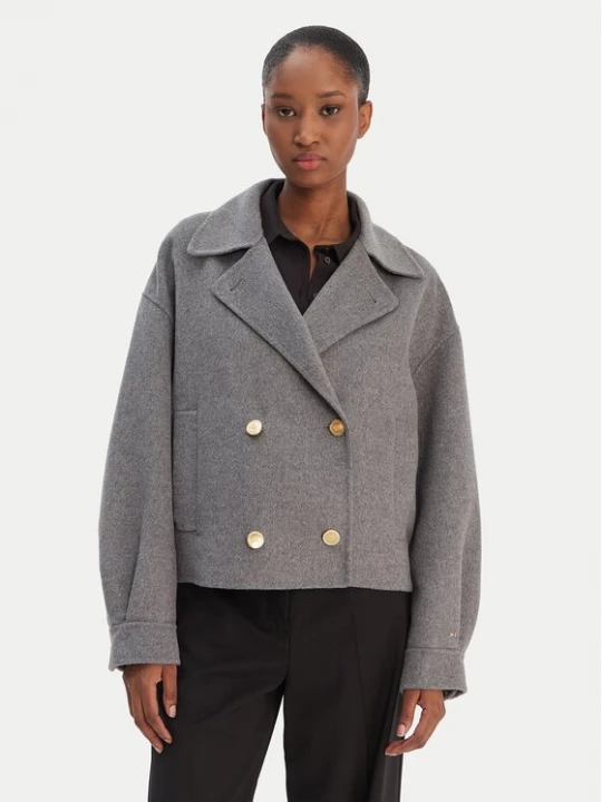 Obrázek produktu Tommy Hilfiger Bunda pro přechodné období WW0WW47759 Šedá Relaxed Fit