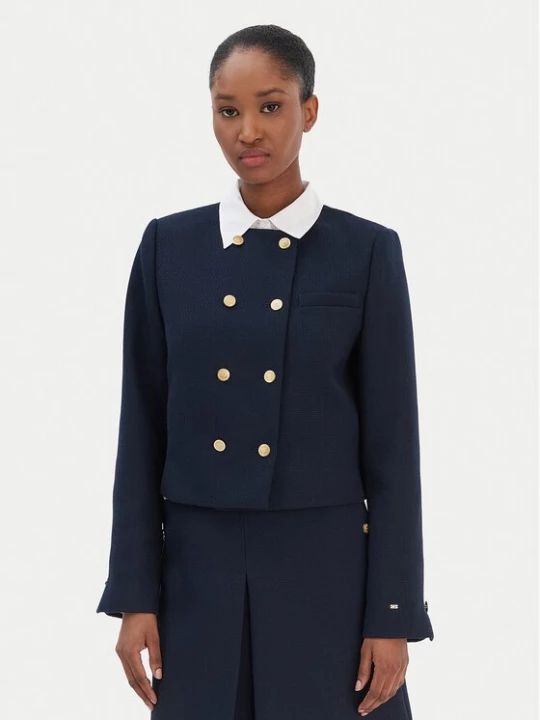 Obrázek produktu Tommy Hilfiger Bunda pro přechodné období WW0WW47792 Tmavomodrá Regular Fit