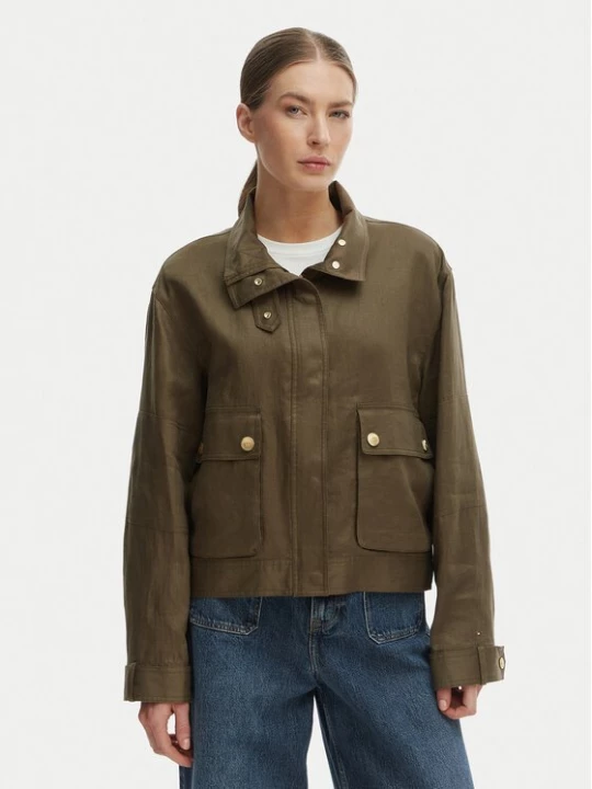 Obrázek produktu Tommy Hilfiger Bunda pro přechodné období WW0WW48616 Zelená Relaxed Fit