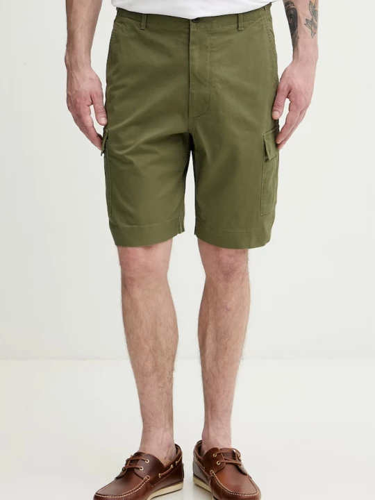 Obrázek produktu Tommy Hilfiger cargo šortky pánské s bavlnou zelená