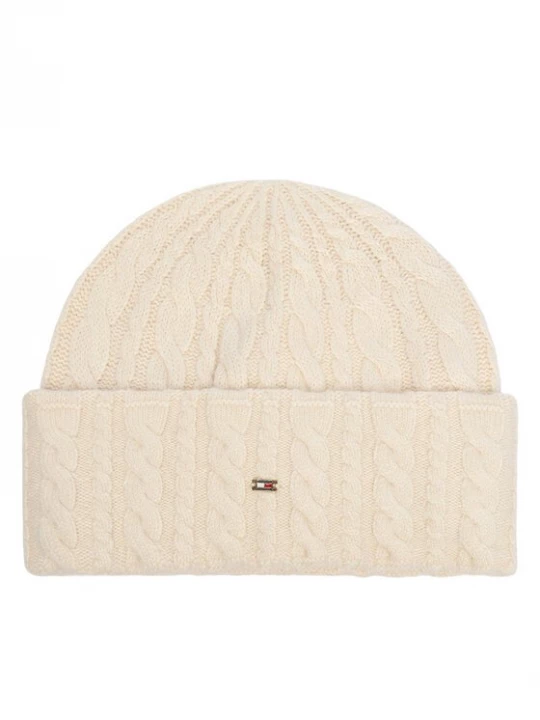Obrázek produktu Tommy Hilfiger Čepice Enamel Flag AW0AW19111 Krémová