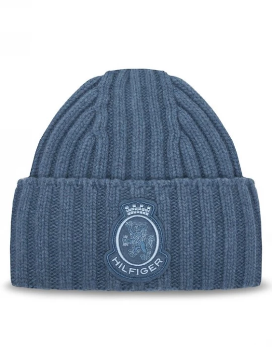 Obrázek produktu Tommy Hilfiger Čepice Th Crest Fluffy AW0AW18210 Modrá