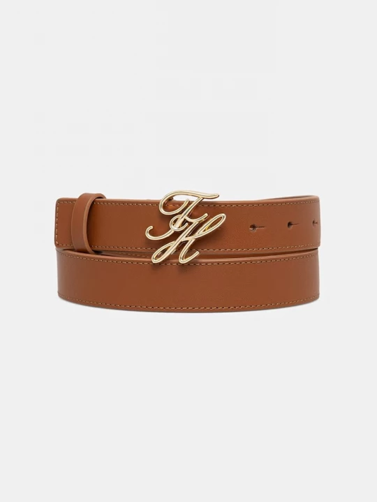 Obrázek produktu Tommy Hilfiger dámský kožený pásek hnědá