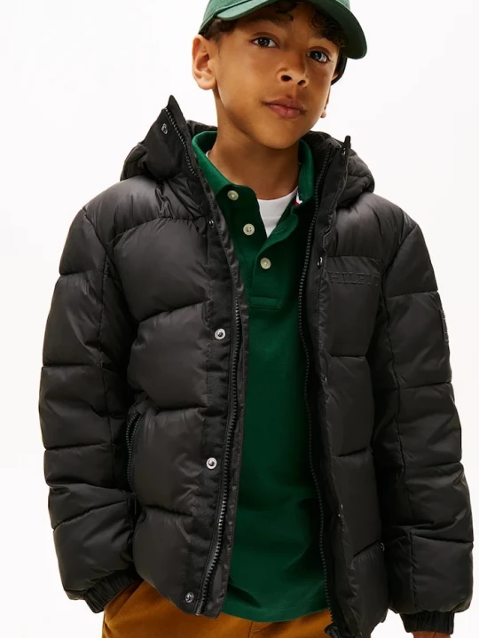Obrázek produktu Tommy Hilfiger Dětská bunda Tommy Hilfiger černá