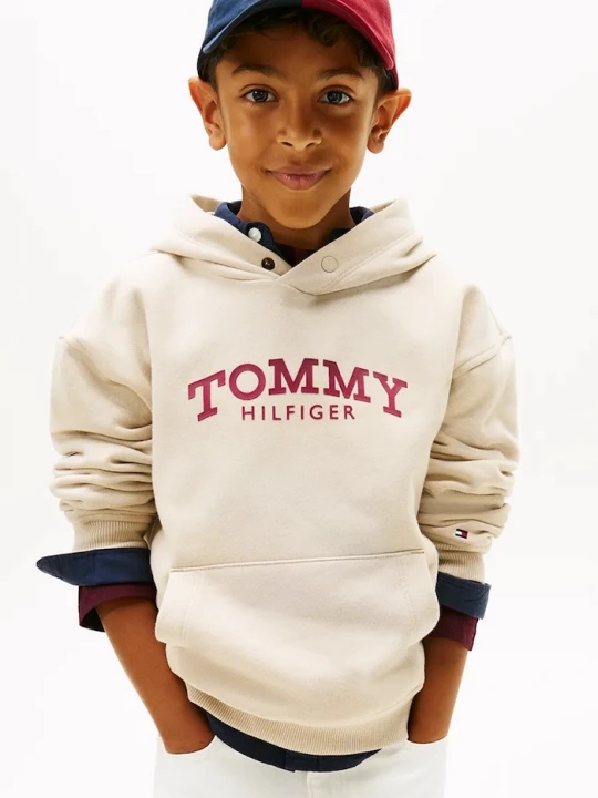 Obrázek produktu Tommy Hilfiger Dětská mikina Tommy Hilfiger béžová