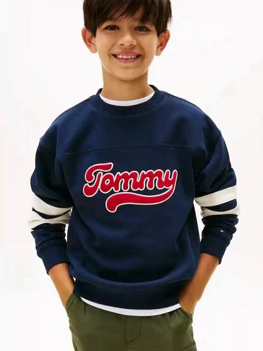 Obrázek produktu Tommy Hilfiger Dětská mikina Tommy Hilfiger námořnická modř
