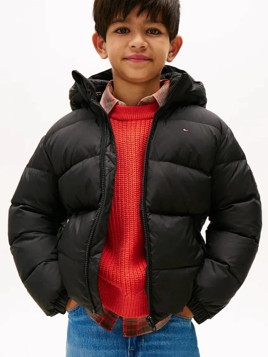 Obrázek produktu Tommy Hilfiger Dětská péřová bunda Tommy Hilfiger černá