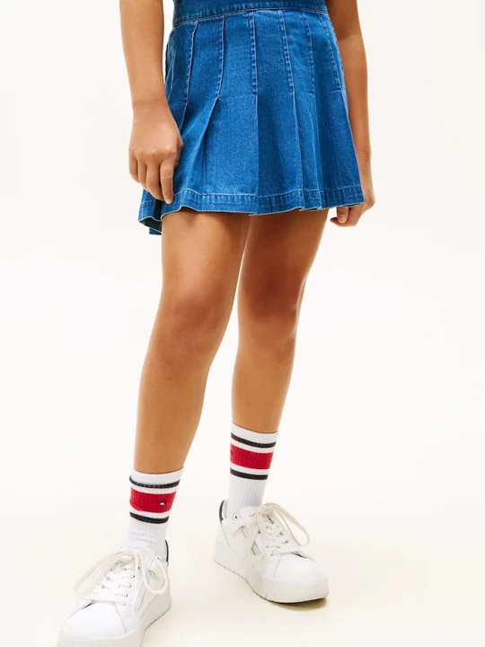 Obrázek produktu Tommy Hilfiger Dětská riflová sukně Tommy Hilfiger modrá