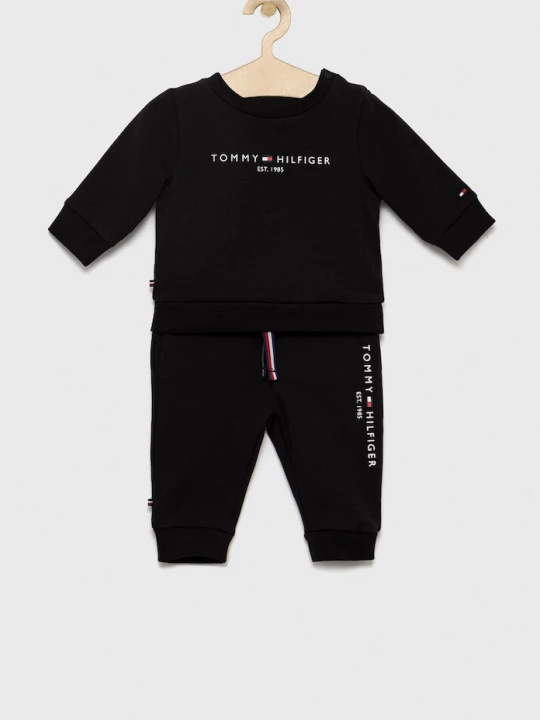 Obrázek produktu Tommy Hilfiger Dětská tepláková souprava Tommy Hilfiger černá