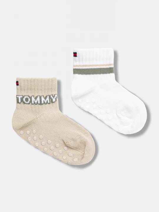 Obrázek produktu Tommy Hilfiger Dětské ponožky Tommy Hilfiger 2-pack béžová