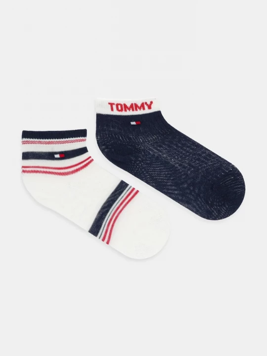 Obrázek produktu Tommy Hilfiger Dětské ponožky 2-pack námořnická modř