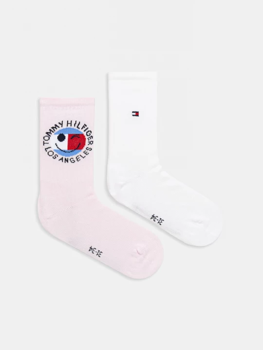 Obrázek produktu Tommy Hilfiger Dětské ponožky Tommy Hilfiger 2-pack růžová