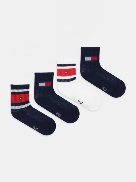 Obrázek produktu Tommy Hilfiger Dětské ponožky Tommy Hilfiger 4-pack námořnická modř